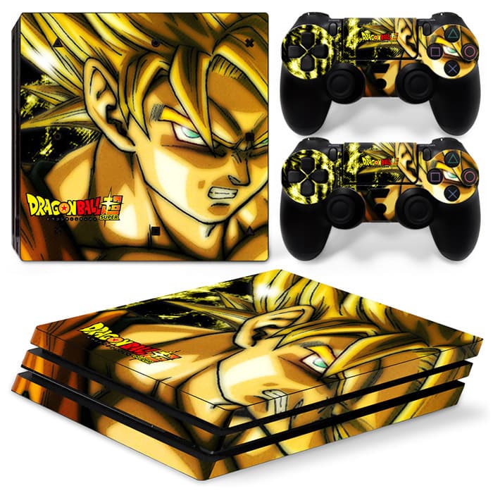 PS4 Pro Sticker PS4 New Console Skin One Piece Naruto Dragon Ball Game Console