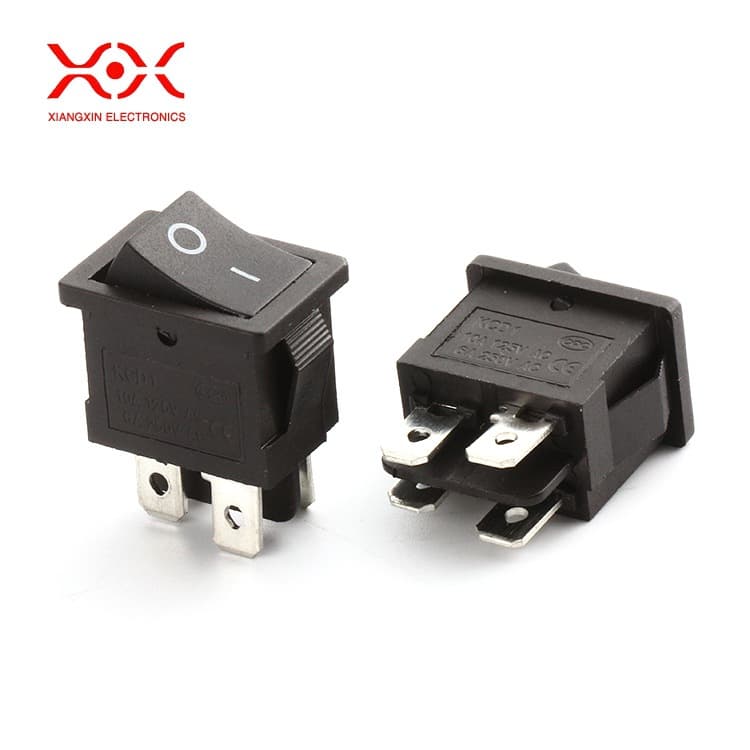 Factory-produced 2-position four-pin rocker switch KCD1 boat switch XX-601BB1 BBA in stock