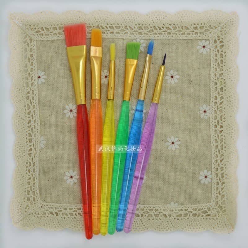 Painting Brushes Oil Paint Set 6-Piece Set Oil Paint Outlining Oil Paint Brushes Painting Pens