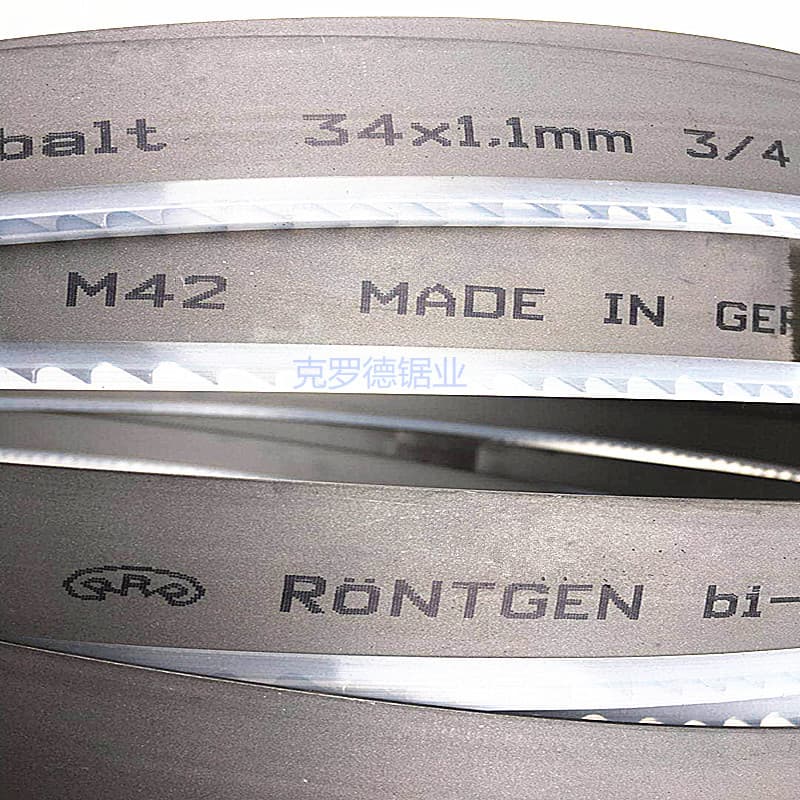 German RONTGEN 3R Band Saw Blades 34*1.1*4650*3/4G4240/50 Bi-Metal Band Saw Blades