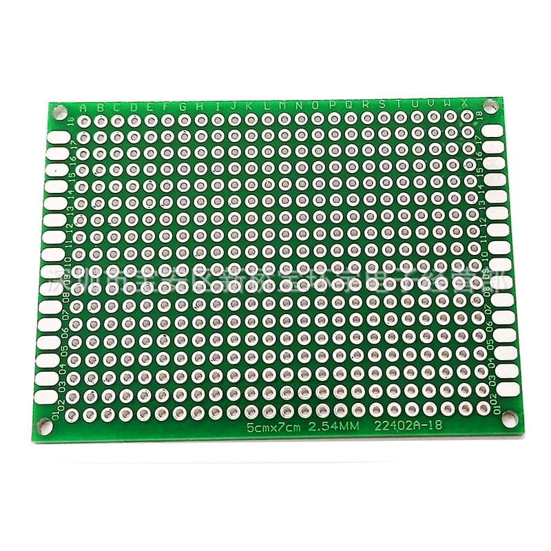 5*7CM Double-Side HASL 1.6mm Thick 2.54mm Pitch Universal Board Prototype Board PCB Experiment Board