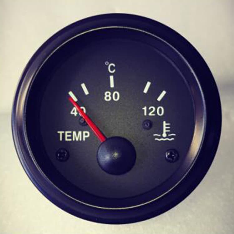 Factory Direct Wholesale Generator Set 24V Water Temperature Gauge for Tractors, Mobile Power Stations, CAT Excavators