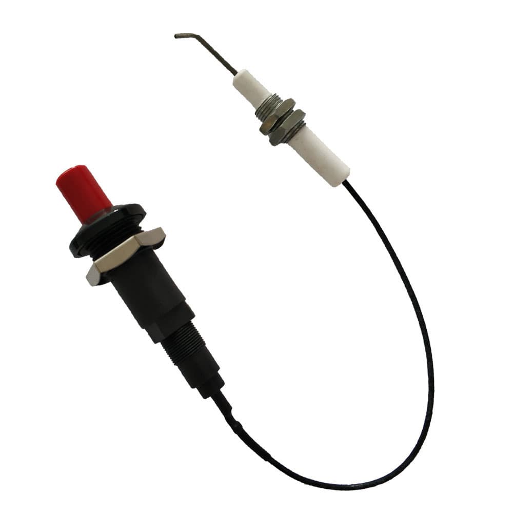 Gas Stove Ignition Accessories Press-Type Ceramic Piezo Igniter with Universal Thread Ignition Bent Needle Spark Plug