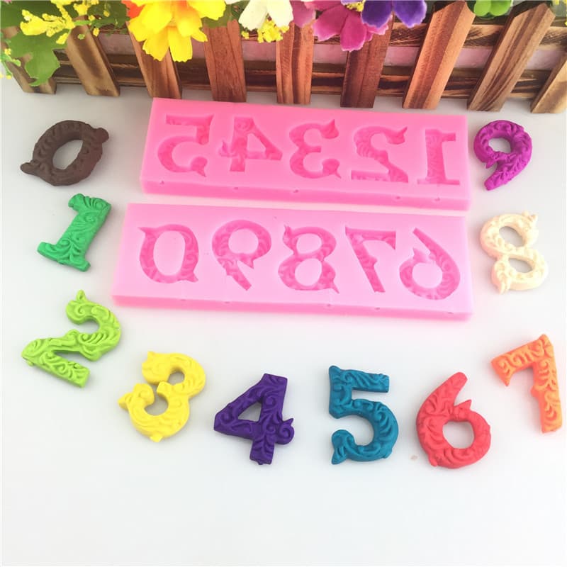 Handmade Chocolate Lollipop Silicone Mold Large Relief Baking Tools Irregular Shape Cake Molds Chocolate Making Tools