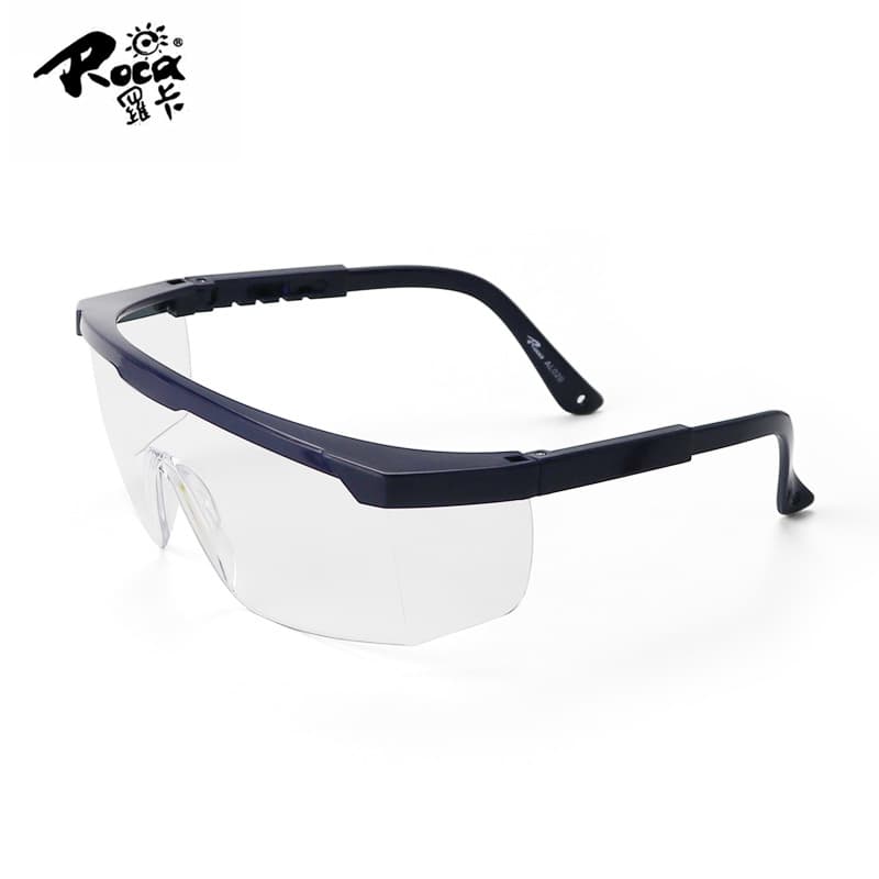 Roca AL026 Anti-Fog Clear Safety Glasses, Protective Goggles, Impact-Resistant Wind Goggles for Cycling