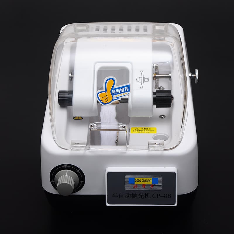 Eyewear Equipment Polisher CP-8B Manual Timer Stable Performance with Dust Cover