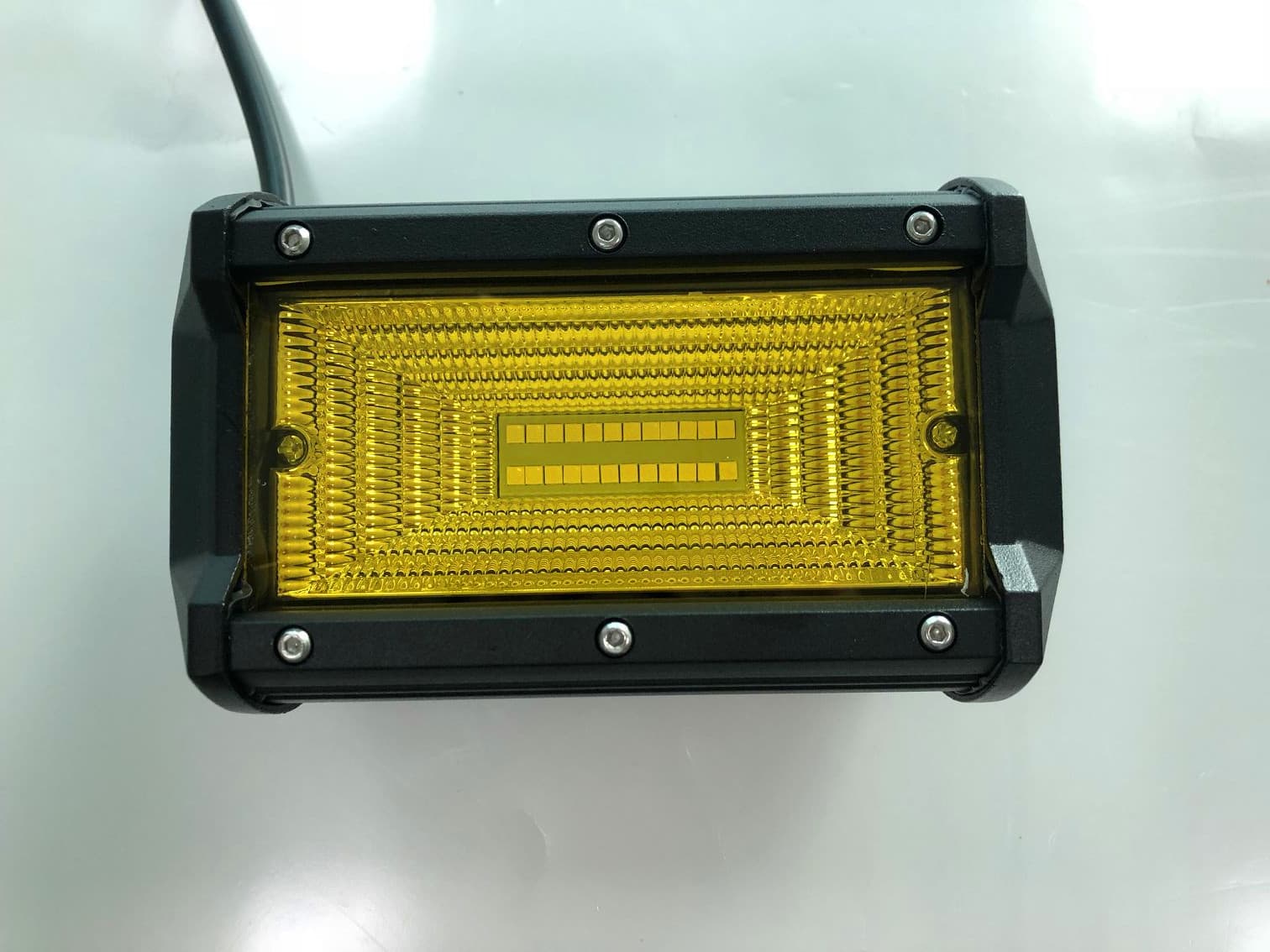 Factory Direct Sale Yellow 72W Work Light, Off-Road Vehicle Light, Inspection Light