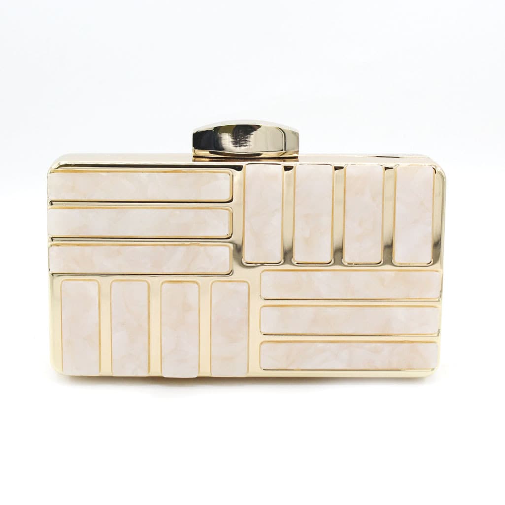 New marble-patterned chain bag, banquet bag, clutch, dress bag