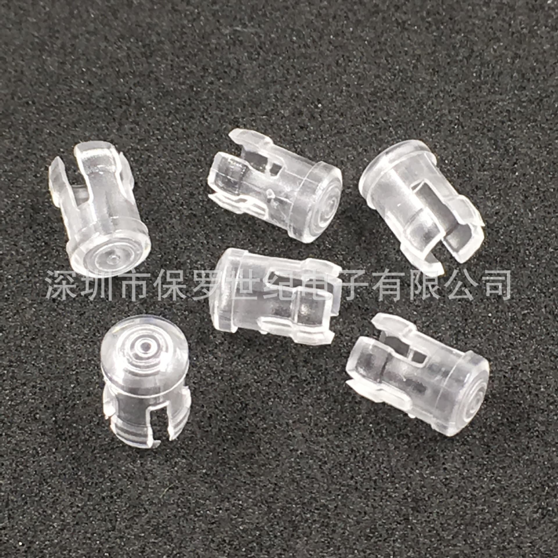 3MM 5MM LED Light Emitting Diode Lamp Cover Light Guide Column Light Guide Cap Protective Cover LED Transparent Lamp Cap