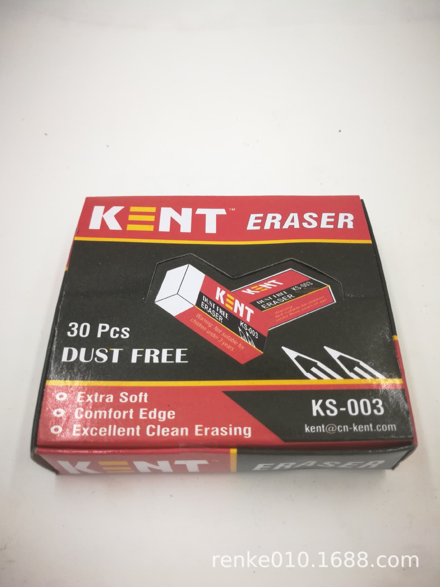 TPR eraser, paper-wrapped eraser, TPR material KS003 KS005