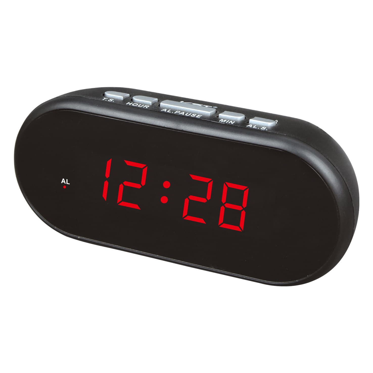 LED Alarm Clock Plug-in Glowing Desk Clock LED Base Clock LED Table Clock LED Clock VST712