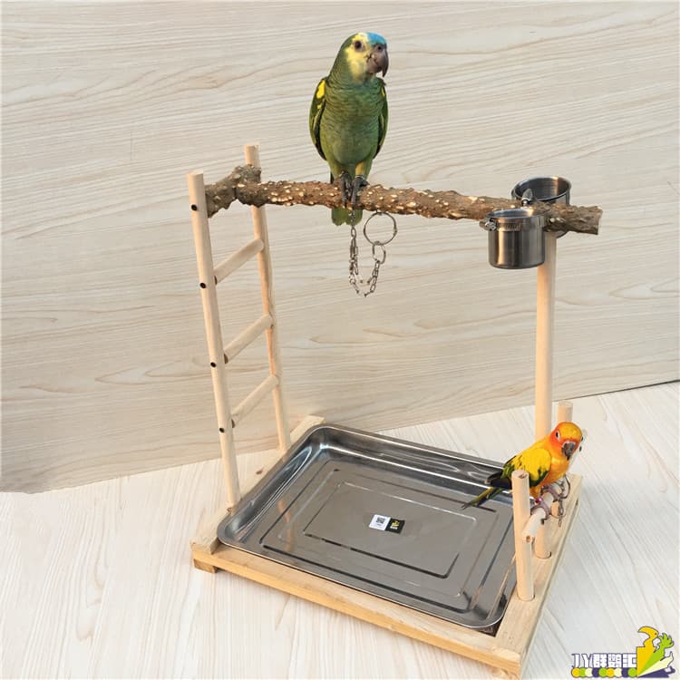 Sichuan Pepper Wood Perch, Bird Stand, Parrot Perch, Bird Cage, Training Stand, Bird Perch, Solid Wood Stand
