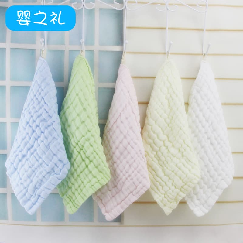 6-Layer Cotton Gauze Baby Bib Towel, Newborn Cotton Face Towel, Feeding Towel, Diaper Towel, Eating Bib