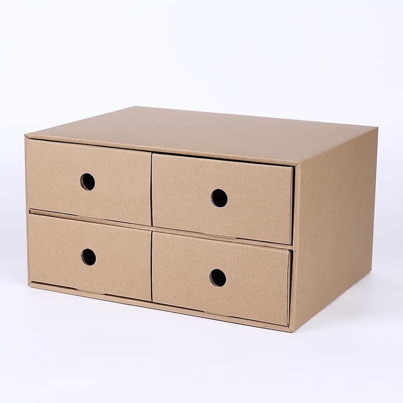A4 Paper Desktop Storage Box, Office Student File Organizer, Multi-Layer Drawer Storage Cabinet
