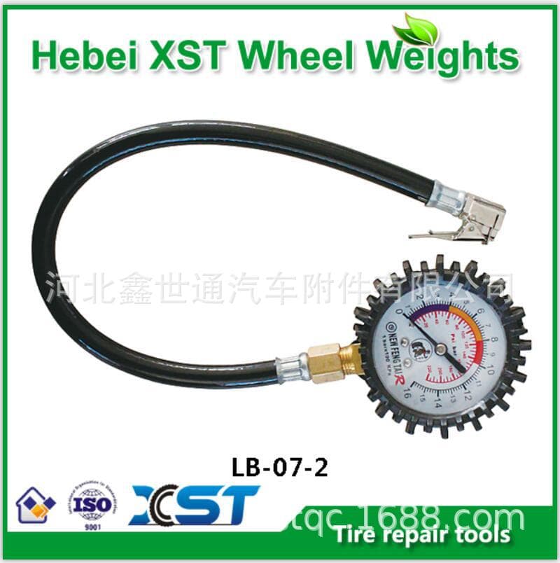 Pressure Gauge LB-07-1, LB-07-2 Pressure Inflator Nozzle Tire Pressure Detection