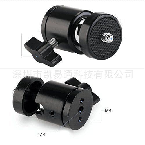 Ball Mini Tripod Head 3-Way Pan-Tilt Head Octopus Ball Head Heavy Duty Clamp Small Cloud Platform
