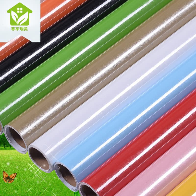 Self-Adhesive Thickened Multicolor PVC Waterproof Wall Stickers for Living Room, Bedroom, Children's Room Furniture Renovation Wallpaper