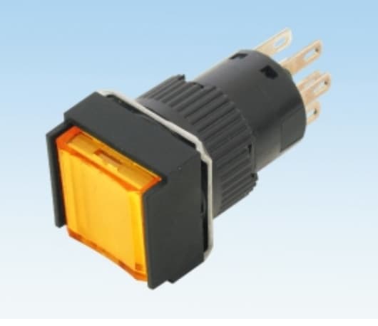 Discounted supply of Taiwan Tend ∅16mm waterproof (IP65) square self-resetting push button TT16-MBS6