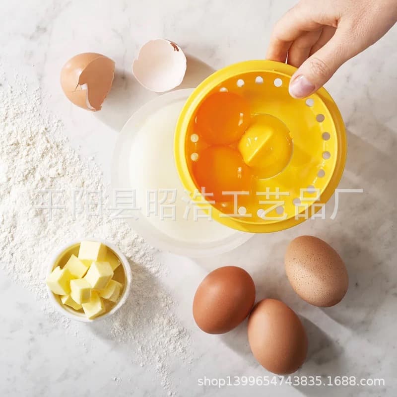 New Hot-Selling Egg Separator Egg White Yolk Separator Egg White Filter Kitchen Baking Tool