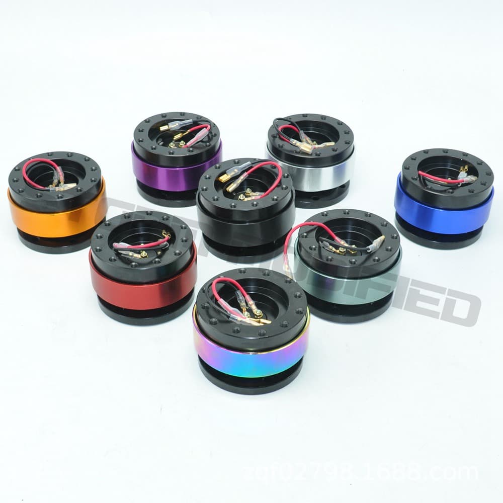 Hot-selling factory direct car modification upper and lower black quick release / racing quick release / car steering wheel quick release