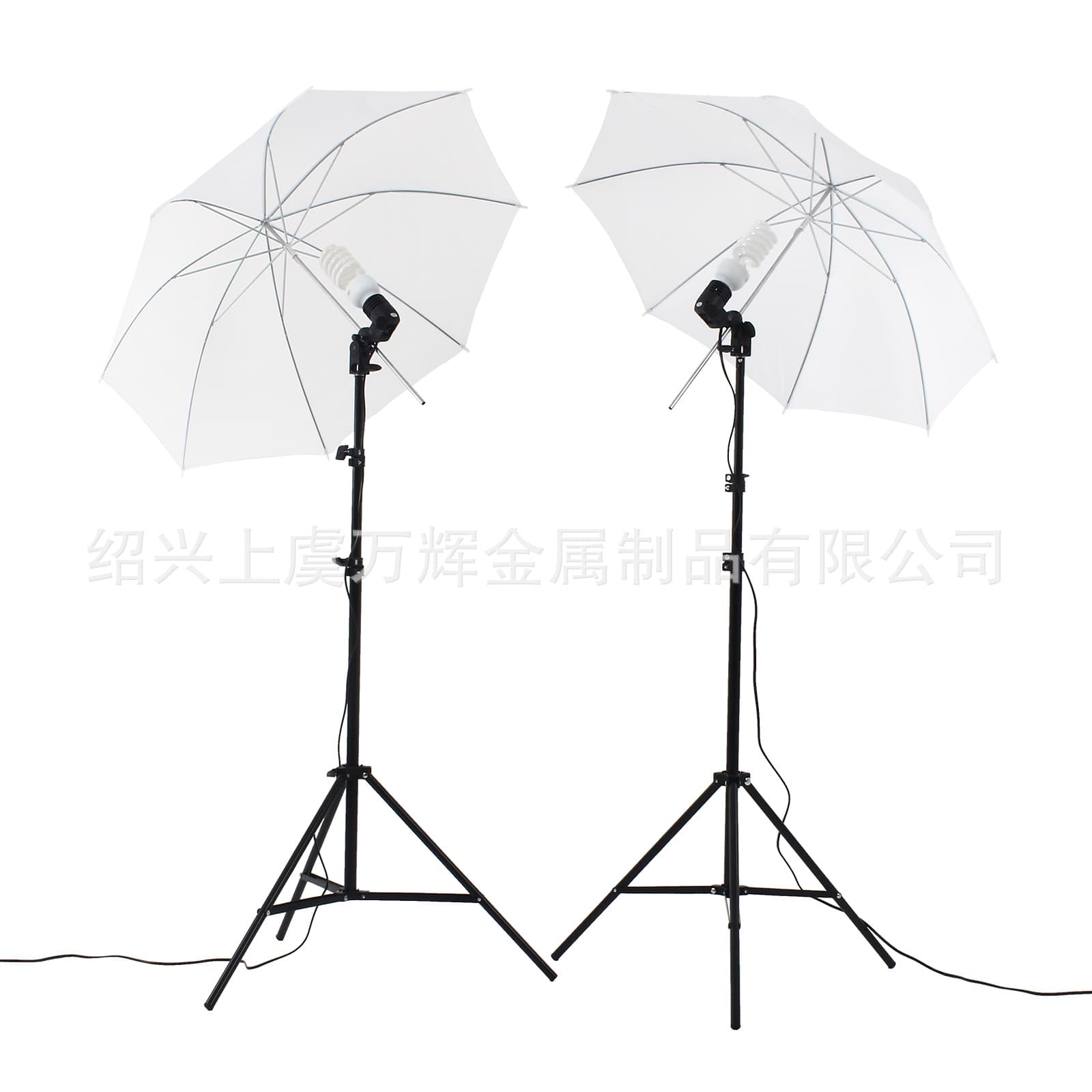 Photography Single Light Reflector Umbrella Dual Kit 2m Light Stand + Single Light Head + Reflector Umbrella Streamer Fill Light Photography Equipment