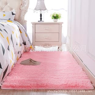 Cross-Border Long Plush Bedroom Bedside Rug, Living Room Coffee Table Carpet, Thickened Insulation Window Sill Cushion