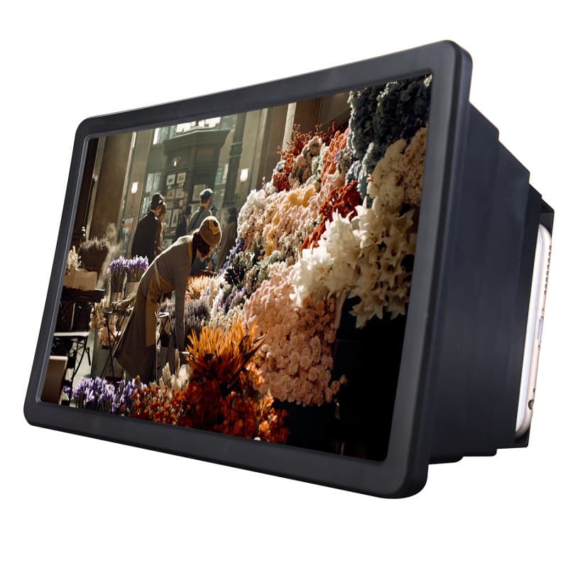 Phone Screen Magnifier HD Blue Light Protection Desktop Phone Screen Live Streaming Magnifier Phone Stand