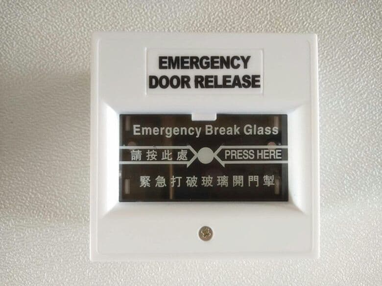 Physical store fire button fire hydrant glass breaking button manual emergency fire alarm button switch