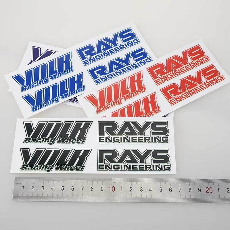 RAYS WHEEL Volk WHEEL wheel body car sticker RAYS wheel hub car car sticker