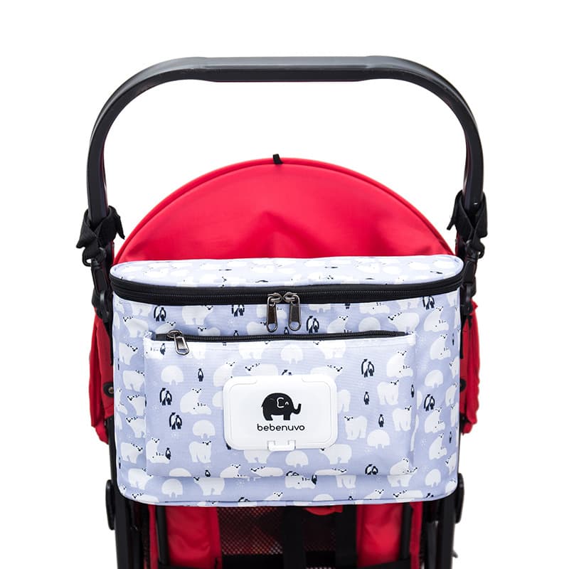 Wholesale Insulated Baby Stroller Hanging Bag Multi-purpose Lunch Bag Practical Meal Bag Mommy Bag