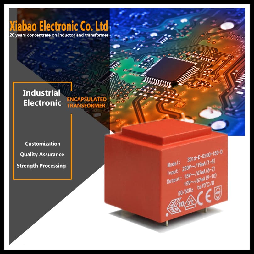 Ruiquer control transformer EI3018/EI30*18/2.8VA (W) functional control potting transformer.