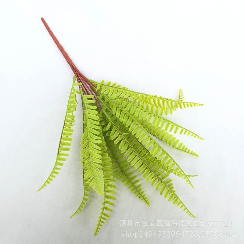 Realistic Touch Artificial Eucalyptus Grass Flower Persian Leaf Fake Plant Indoor Home Wedding Decoration Accessories