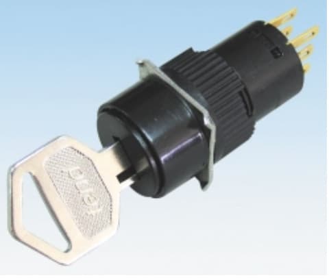 Discounted price for Taiwan Tend ∅16mm waterproof (IP65) round key switch TT16-KSR6