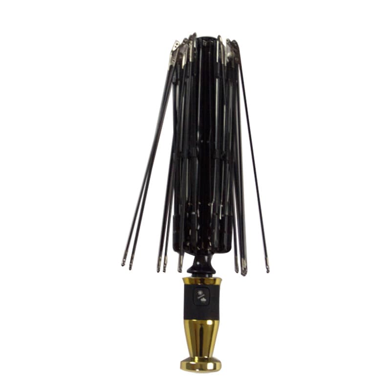 Golden Umbrella Handle, 10-Rib 8-Rib Three-Fold Umbrella Frame, 23-Inch Automatic Opening Umbrella Skeleton