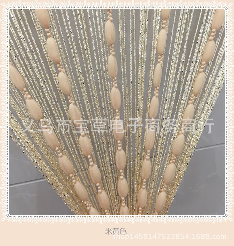 Factory Direct Flat Silver Bubble Curtain / Partition Screen / Door Curtain / Decorative Curtain