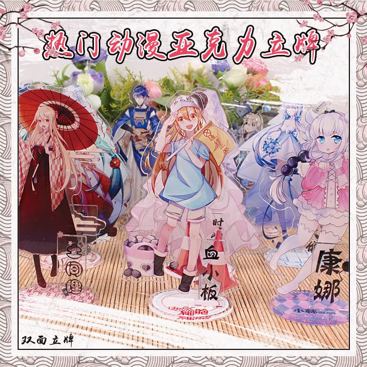Dali brand acrylic animation ornaments work cell Kangna crazy three-sided code Sanjiu Hatsune Comic Exhibition wholesale delivery
