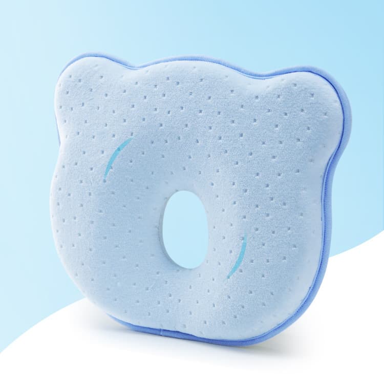 Baby Pillow, Newborn Anti-Flat Head Shaping Pillow 0-1 Year, Odorless Head Correction Pillow