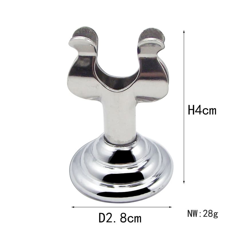 4cm U-shaped Threaded Thick Stainless Steel Sign - Table number stand, menu holder, mini card holder for dining