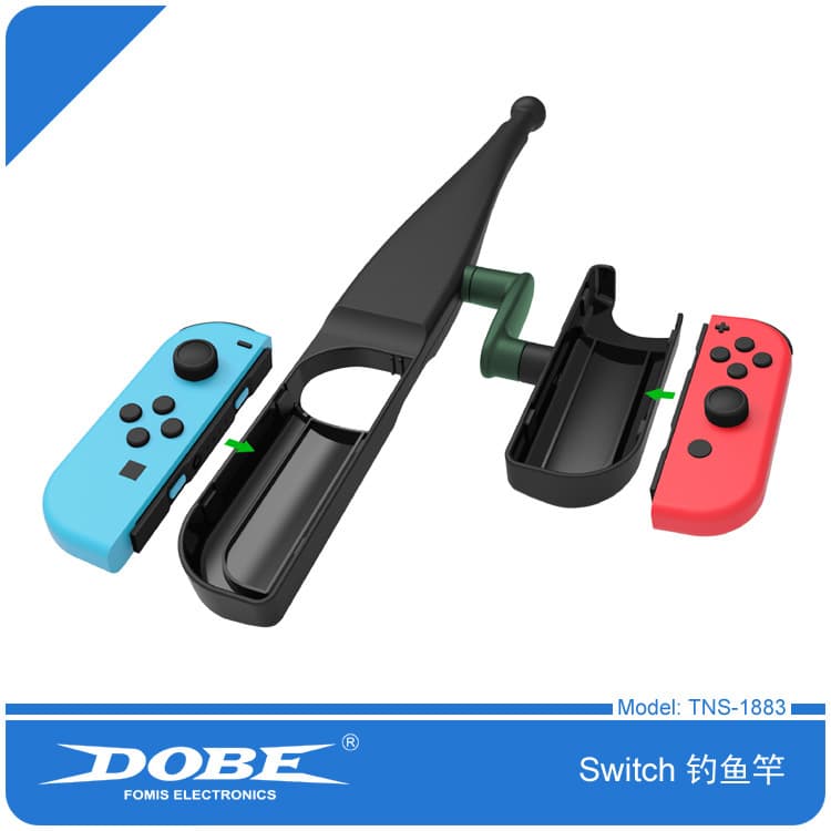 Switch Fishing Rod NS Fishing Rod Switch Wireless Controller Fishing Rod DOBE TNS-1883