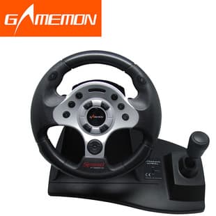 Gwell Steering Wheel Realistic Vibration Gaming Experience Game Controller Game Console Controller Supply