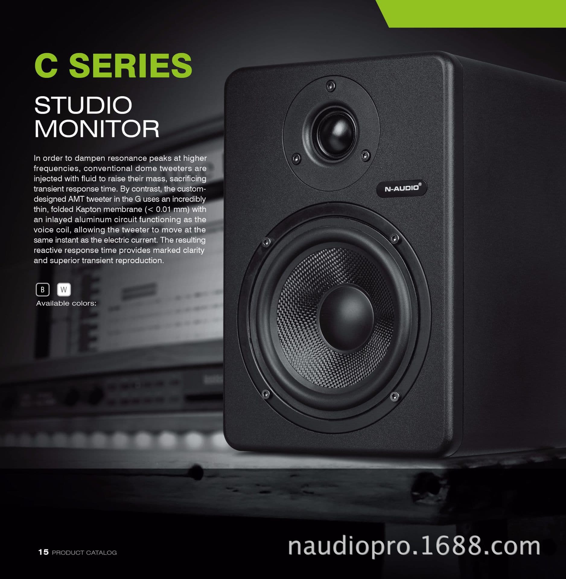 2.0 Studio Monitor Speakers, Active Speakers