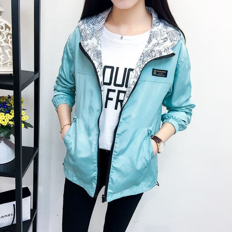 2023 Spring/Autumn New Arrival Women's Trench Coat Academic Style Long Sleeve Korean Version Student Loose Reversible Thin Short