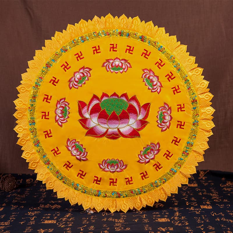 Buddhist Hall Kneeling Cushion, Buddha Worship Mat, Buddhist Supplies, Lotus Meditation Cushion, Zen Cushion, Prostration Kneeling Pad, Wholesale