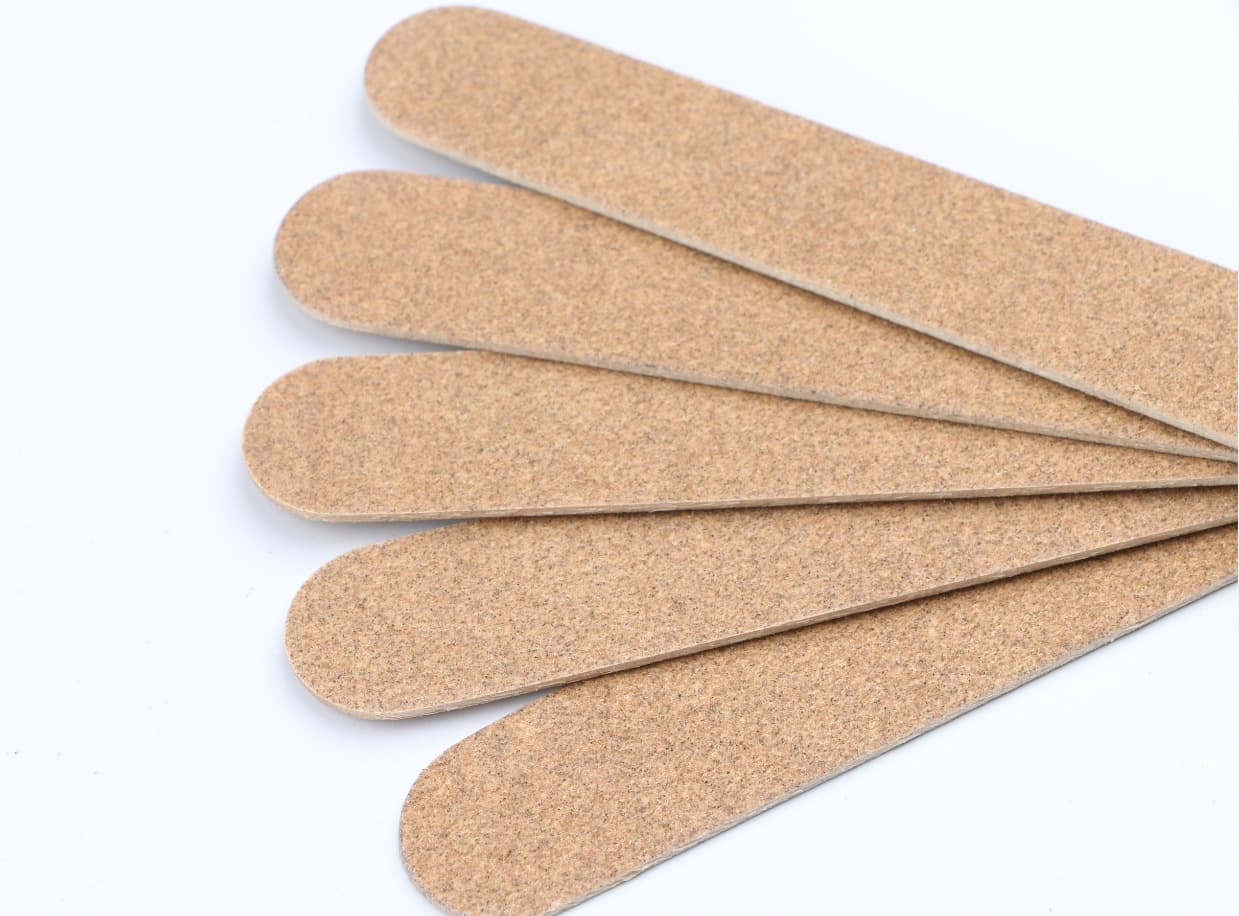 Manicure strips wood color cross-border nail file polishing strip double-sided polishing file wholesale nail strips