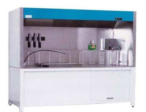 Explosion-proof container cabin electric lift sampling table 304 all stainless steel sampling table pathology sampling table air purifier