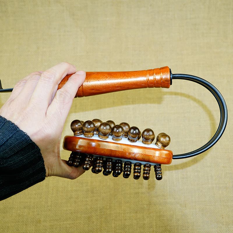 Dropshipping Massage Hammer Meridian Wood Massage Stick Massager Back Beater Knocking Hammer Gift