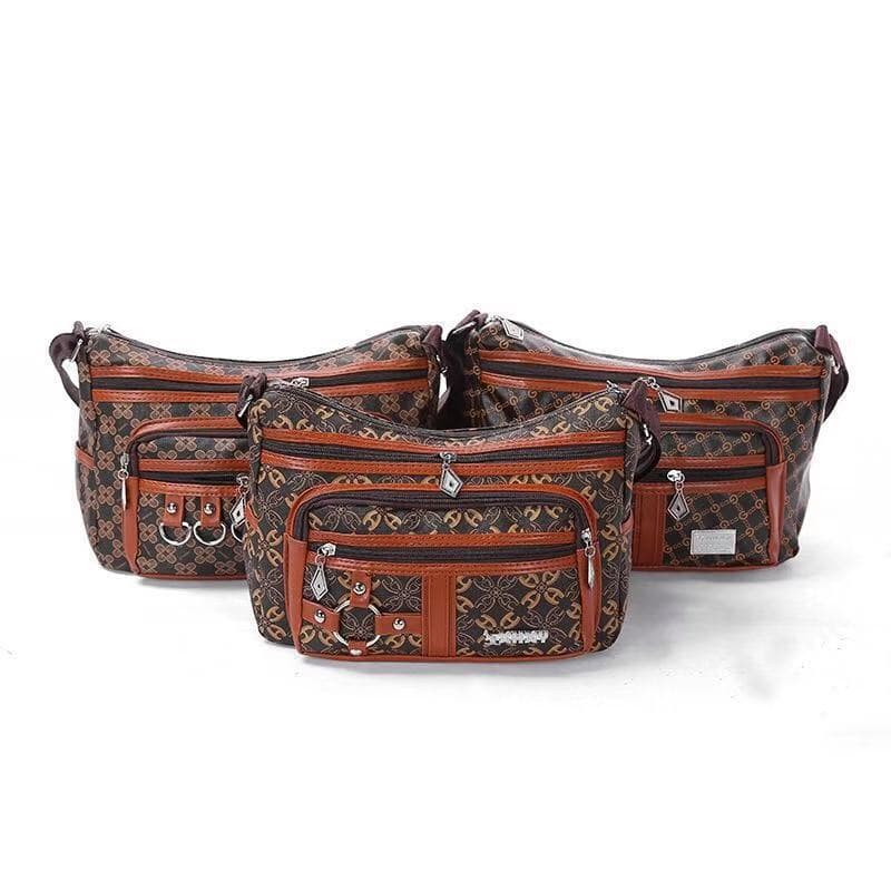 New Hot Selling Printed Shoulder Backpack PU Women's Handbag Fashion Multi-functional Phone Change Purse Factory Wholesale