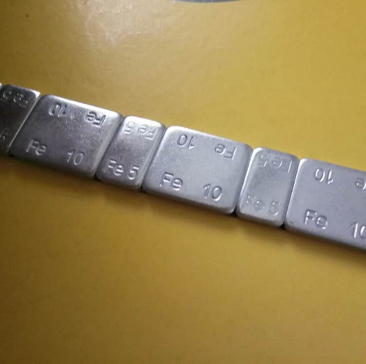 Stick-on - Iron - Rounded Corners - Zinc-Plated - FEYJDX-60G (5G×4+10G×4)