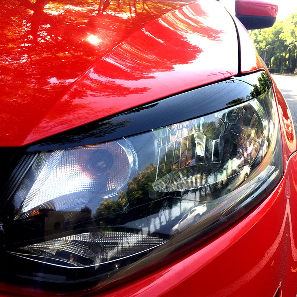 New Volkswagen Polo Headlight Eyebrow Sticker Decorative Angry Eye Modification Accessories Car Supplies