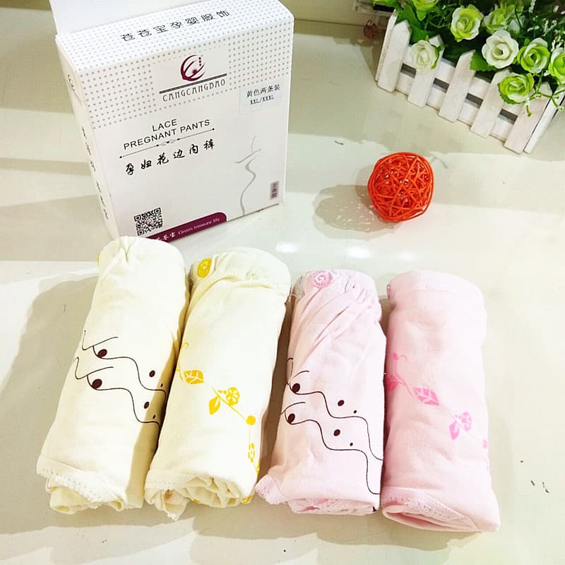 T1715 Maternity Cotton Underwear, High-Waisted Adjustable Maternity Underwear Manufacturer